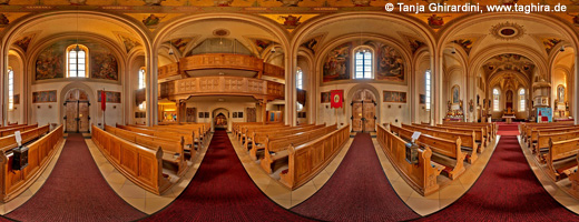 Panorama Kirche Bergen
